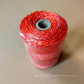 Red and white fio eletro plastico 500MT plastic electric wire for cattle sheep fencing